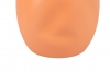 Florero Ceramica Naranja Mate 19x19x36 Cm