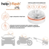 Luz De Emergencia V16 Homologada Help Flash Con Kit Primeros Auxilios