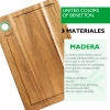 Tabla De Cortar 33x23x1.5cm Madera De Acacia Casa Benetton