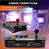 Consola Pandora Box 3d Con 6525 Juegos Joysticks Separados