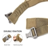 Collar Ajustable Nylon Táctico Militar Con Hebilla De Anillo En D De Metal Para Perros - Khaki, Xl