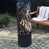 Brasero Flames De Acero Al Carbono Negro Ff408 Esschert Design