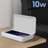 Esterilizador Uv Smartphone + Cargador Inalámbrico Samsung Qi De 10w - Blanco