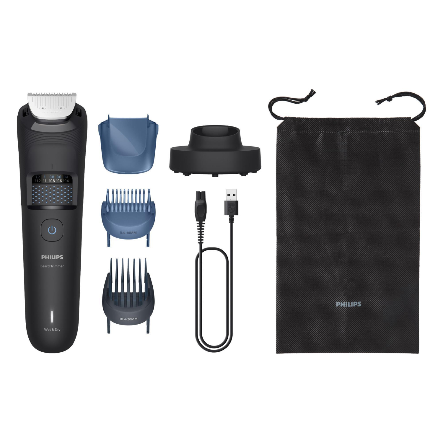 Barbero Eléctrico Philips BT5780/15 Fancy, Uso Seco y Mojado, Cuchillas Metálicas