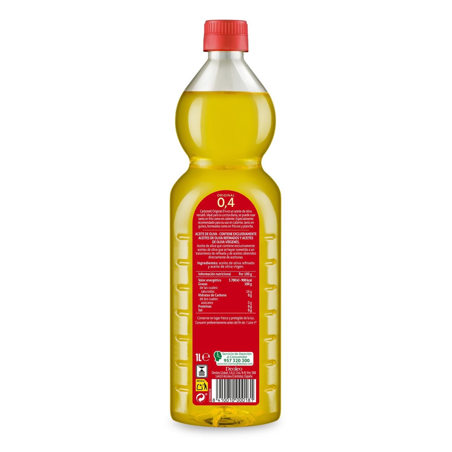 Aceite de oliva original 0,4º Carbonell 1 l.