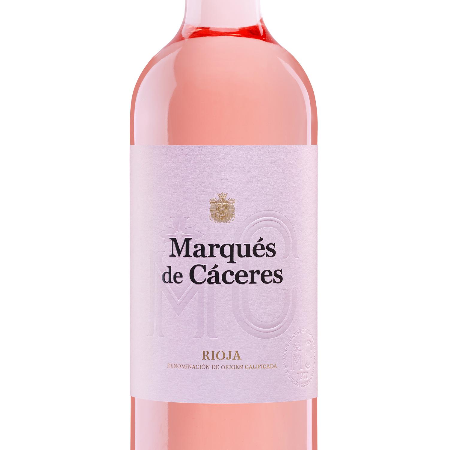 Vino rosado joven tempranillo Marqués de Cáceres D.O.Ca. Rioja 75 cl.