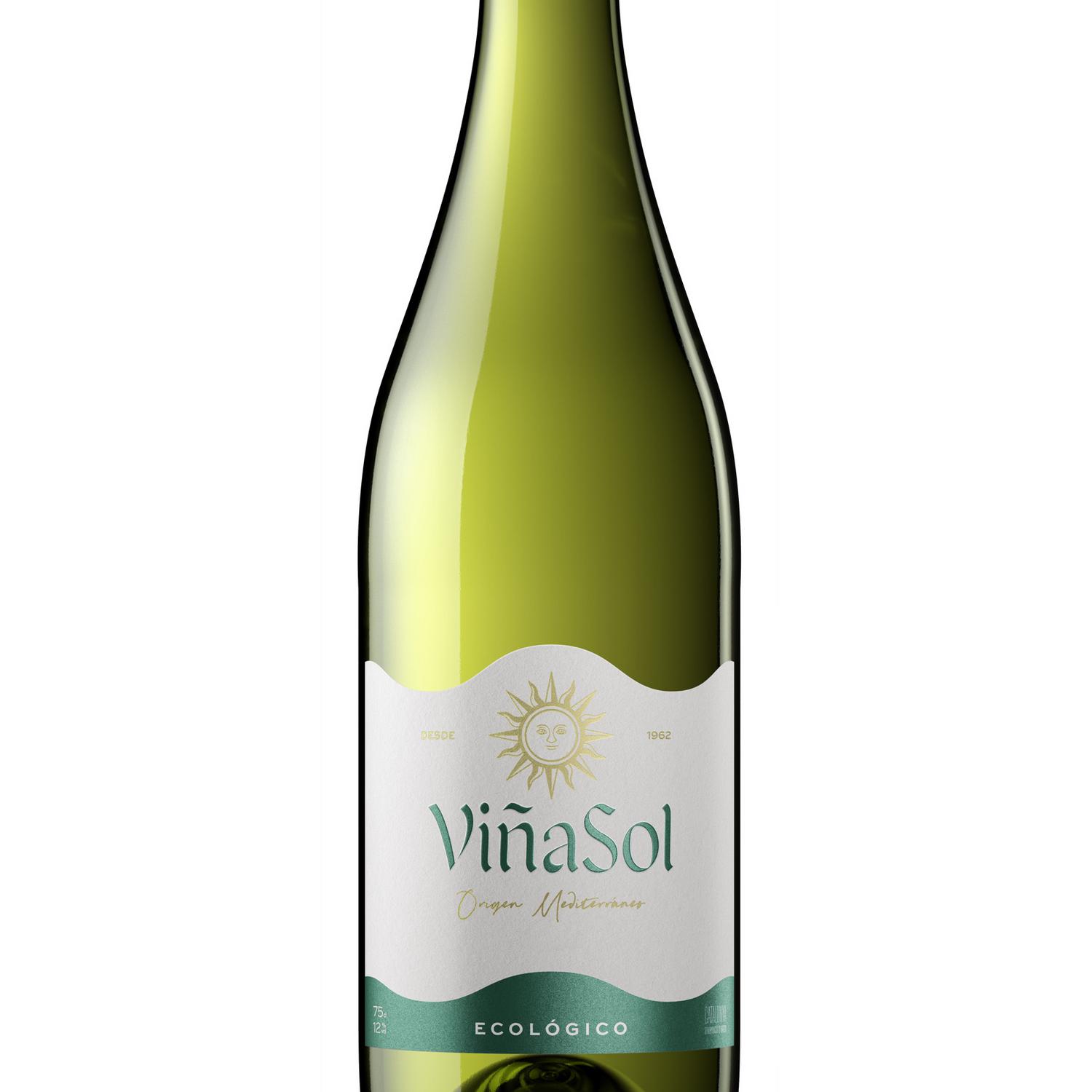 Vino blanco ecológico Viña Sol D.O. Cataluña 75 cl.