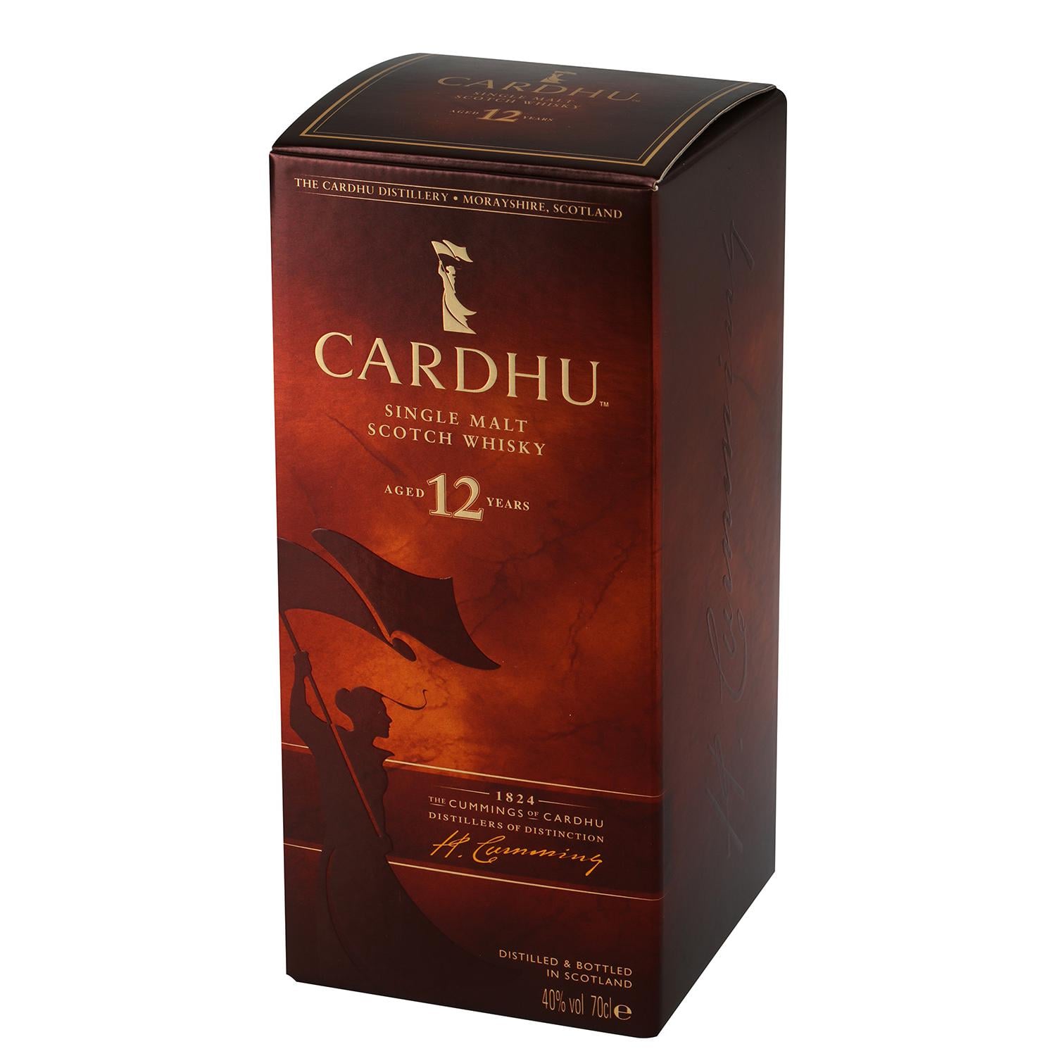 Whisky Cardhu escocés 12 años 70 cl.