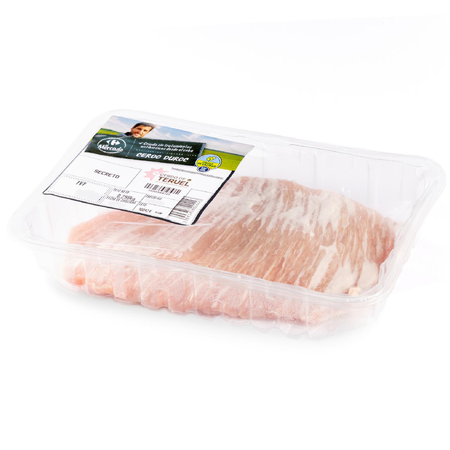 Secreto de cerdo Duroc Círculo de Calidad Carrefour 265 g aprox