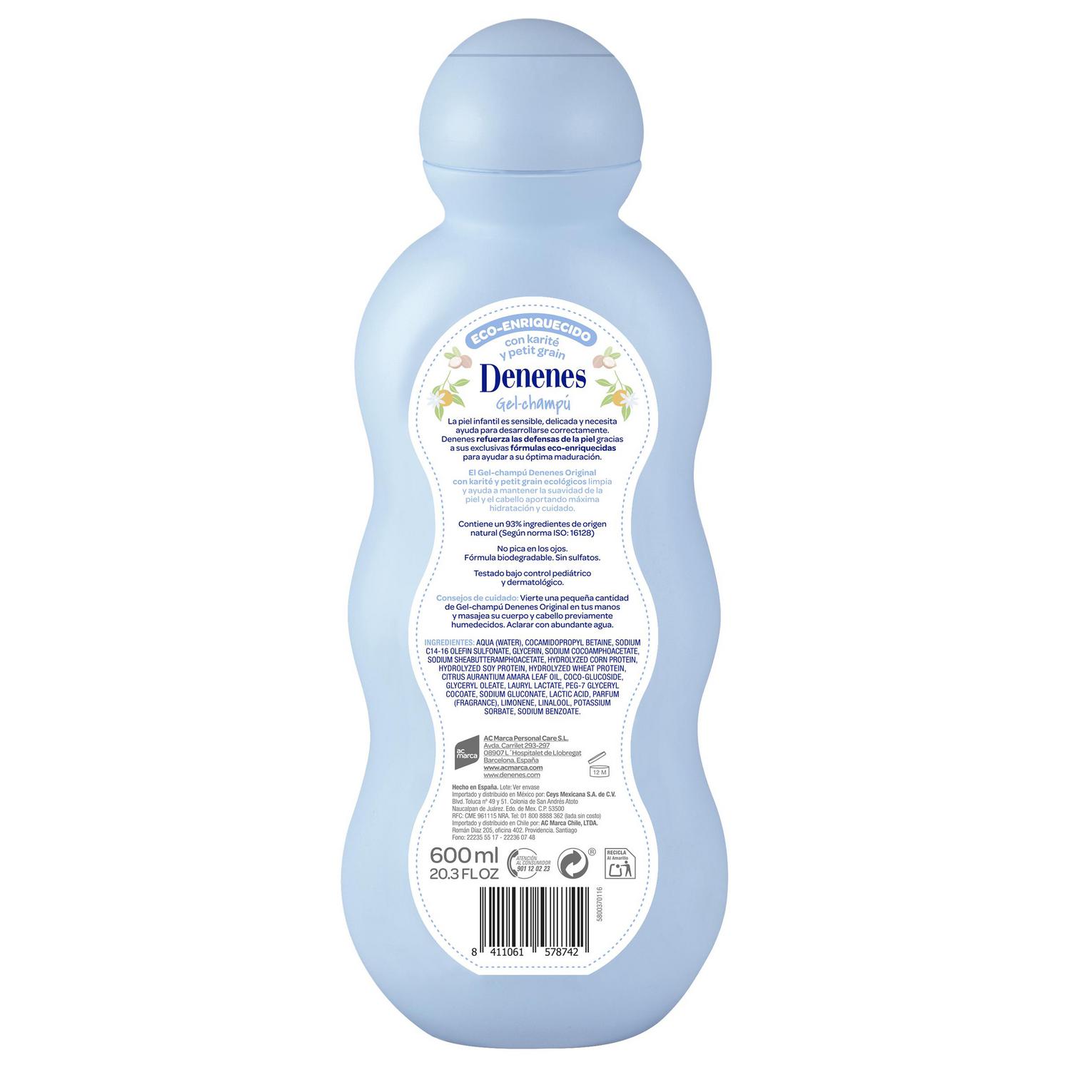 Gel champú Original Denenes 600 ml.