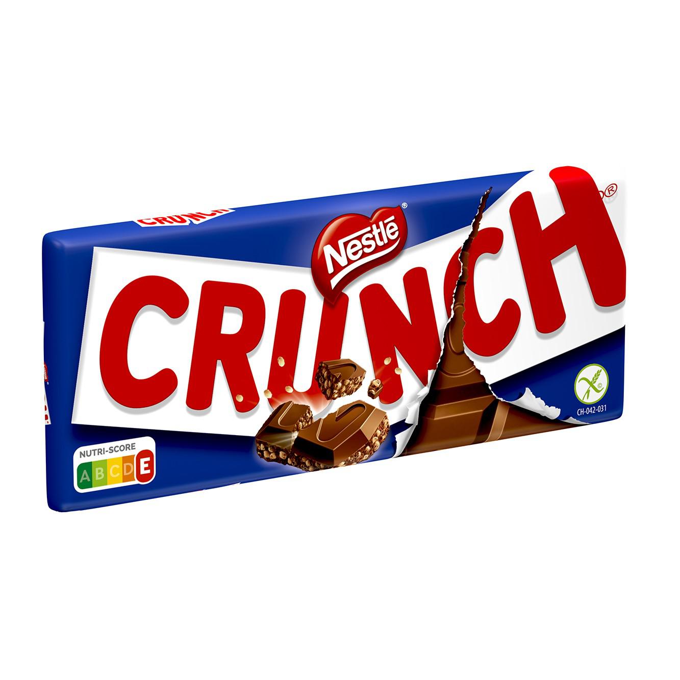 Chocolate crujiente Crunch Nestlé sin gluten 100 g.
