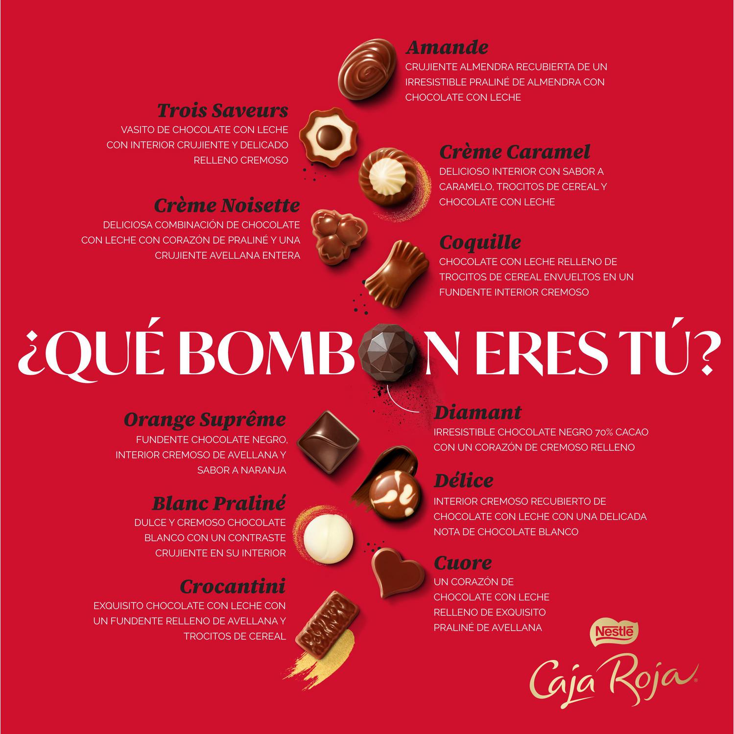 Bombones surtidos Nestlé Caja Roja 198 g.