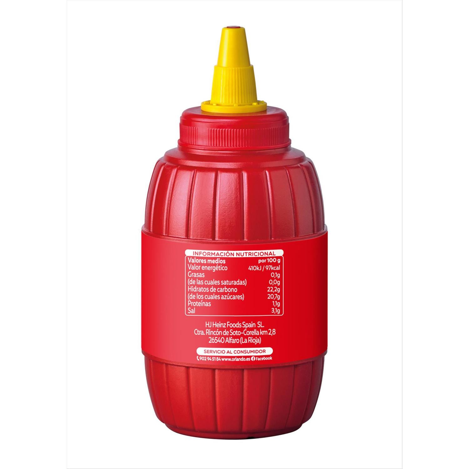 Mostaza Orlando sin gluten envase 290 g.