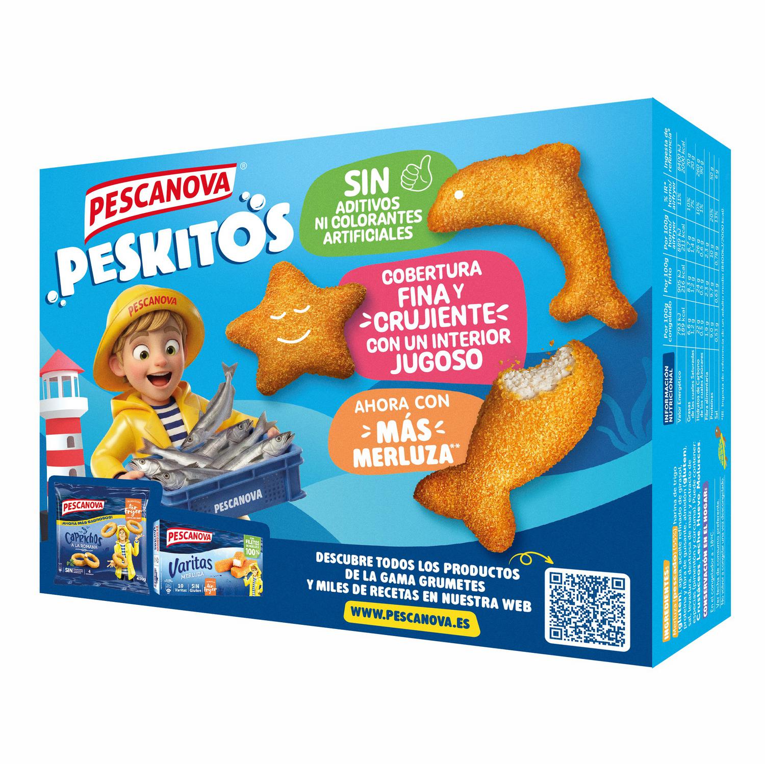 Peskitos Pescanova 400 g.