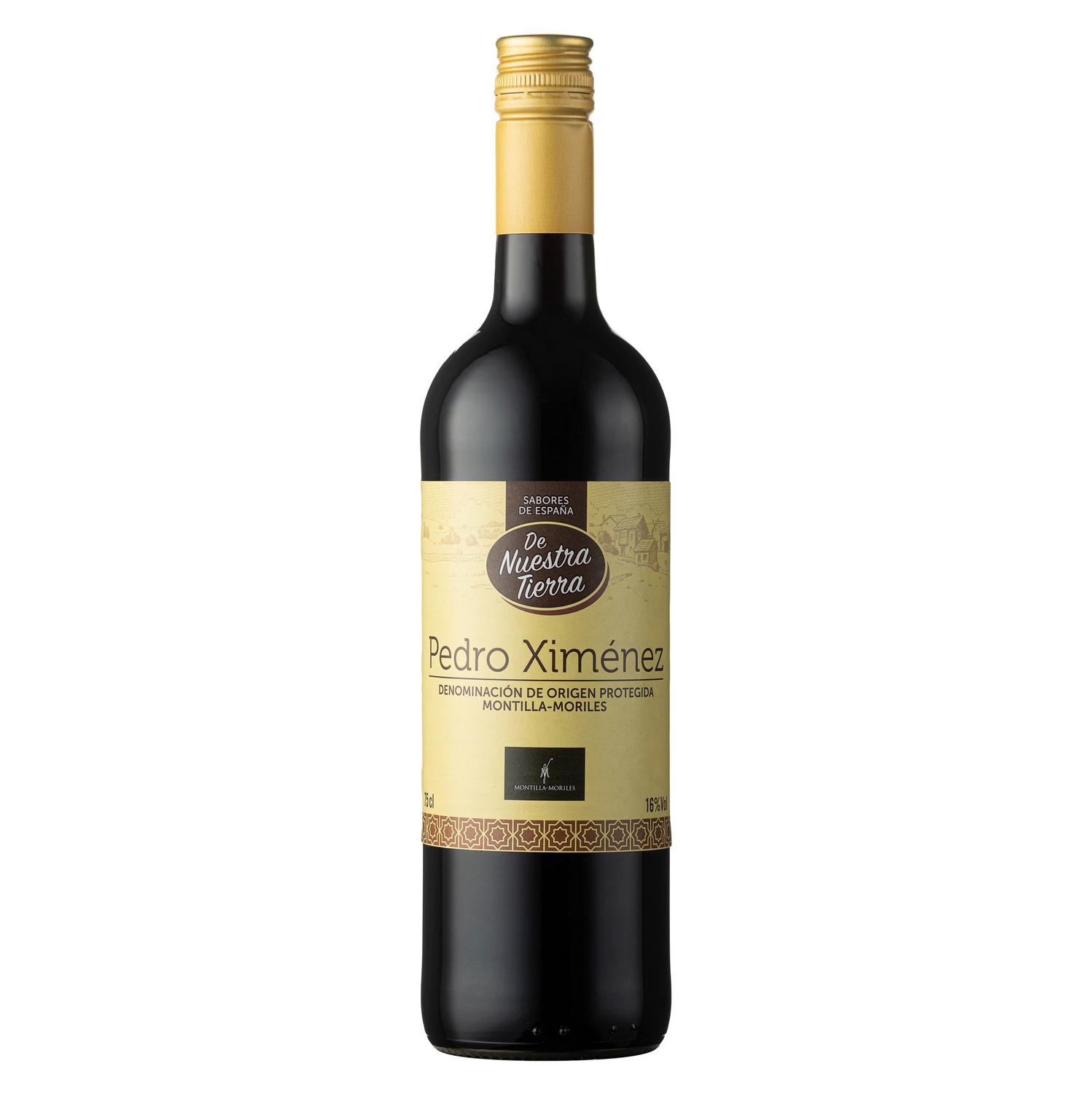 Vino dulce pedro ximénez De Nuestra Tierra D.O. Montilla-Moriles 75 cl.