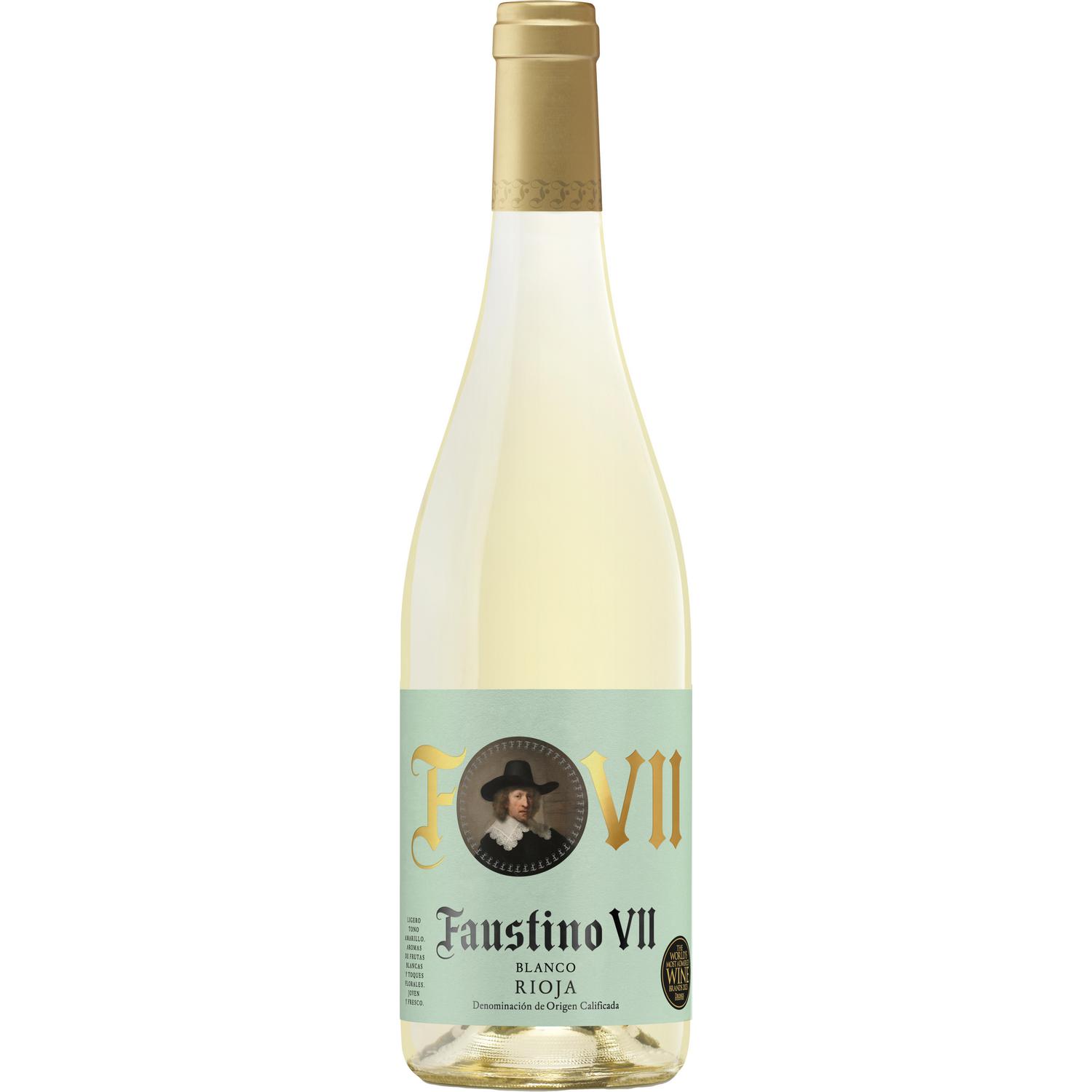 Vino blanco joven Faustino VII D.O.Ca. Rioja 75 cl.