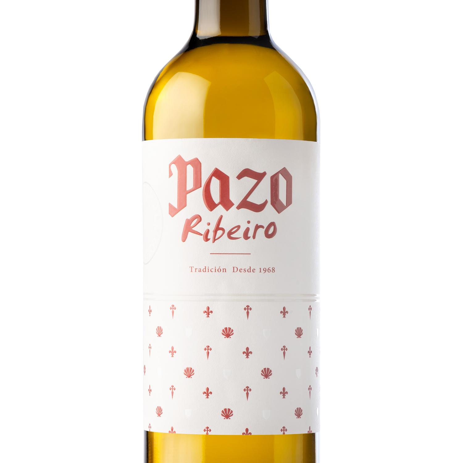 Vino blanco joven palomino Pazo D.O. Ribeiro 75 cl.