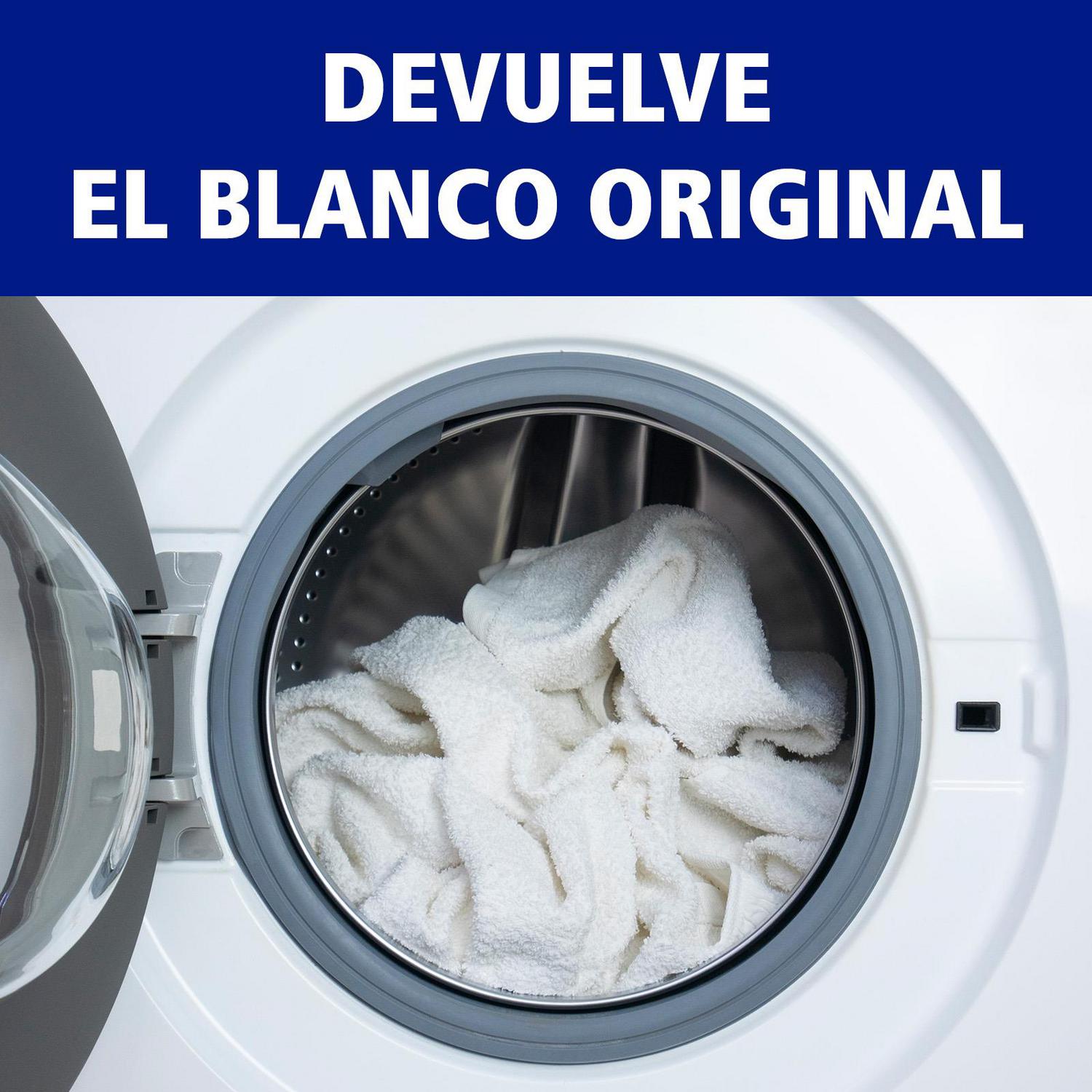 Blanqueador ropa en sobres Blanco Nuclear pack de 6 unidades de 20 g.