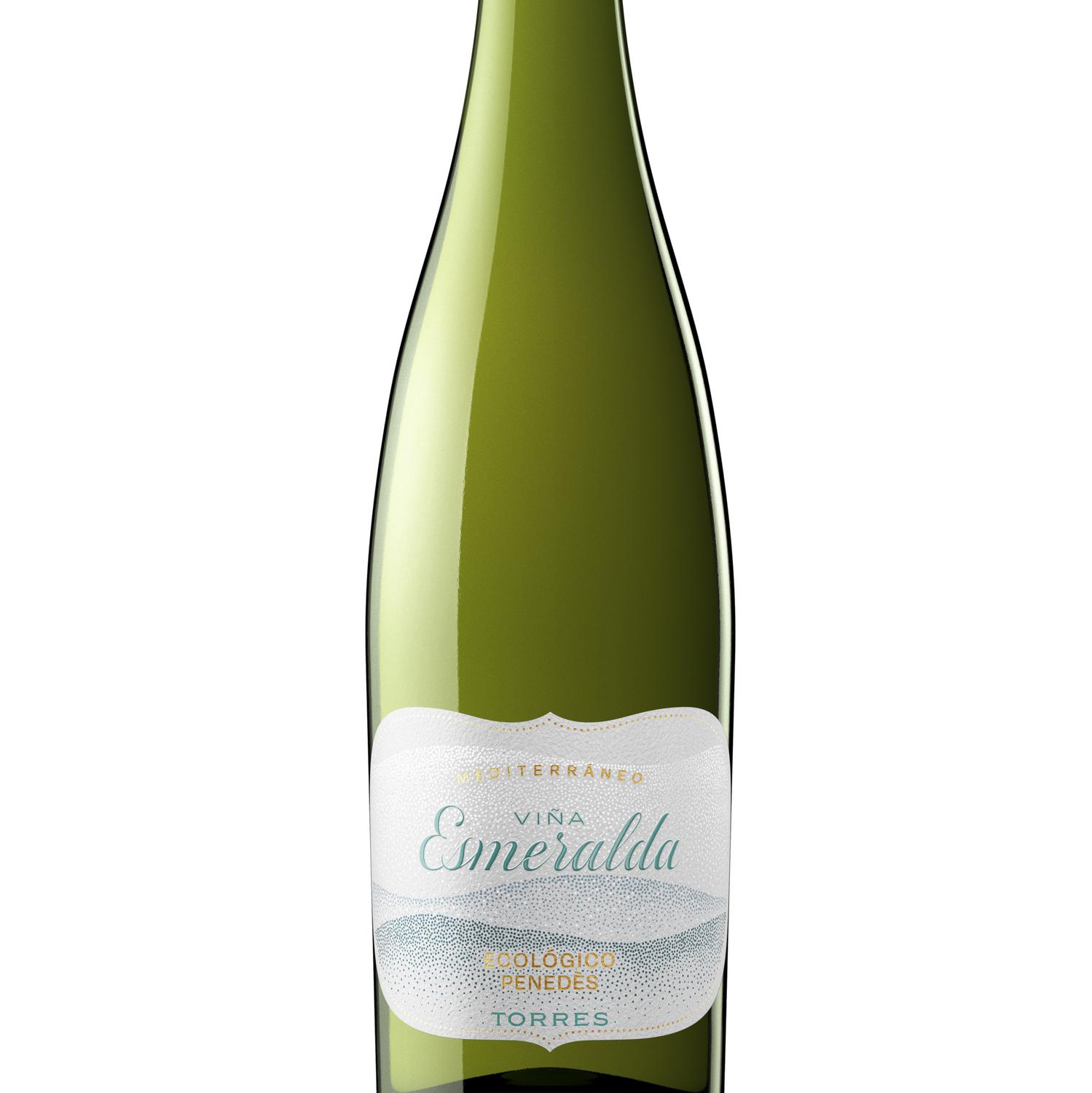 Vino blanco moscatel de Alejandría ecológico Viña Esmeralda D.O. Penedés 75 cl.