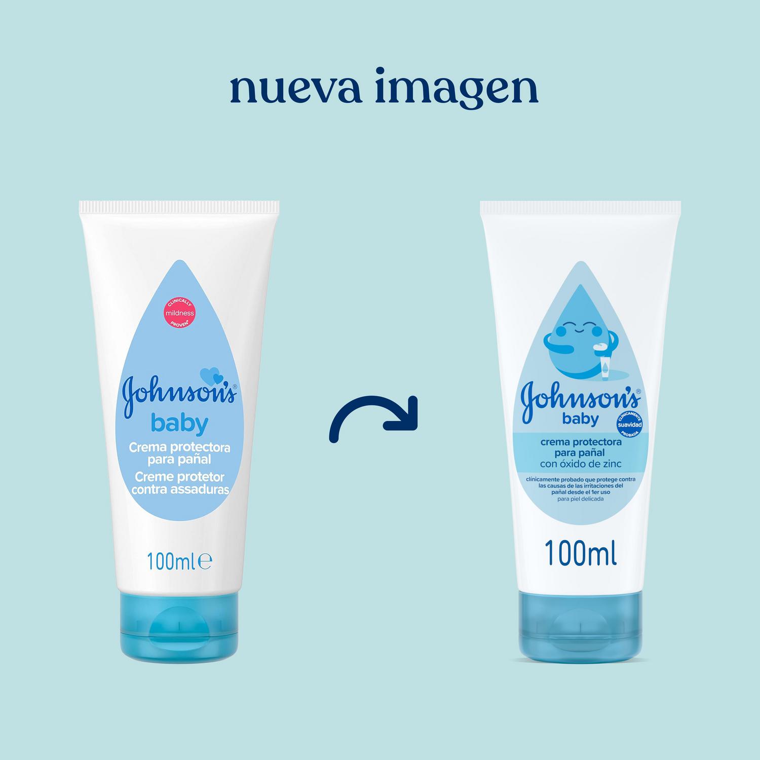 Crema protectora de pañal Johnson's Baby 100 ml