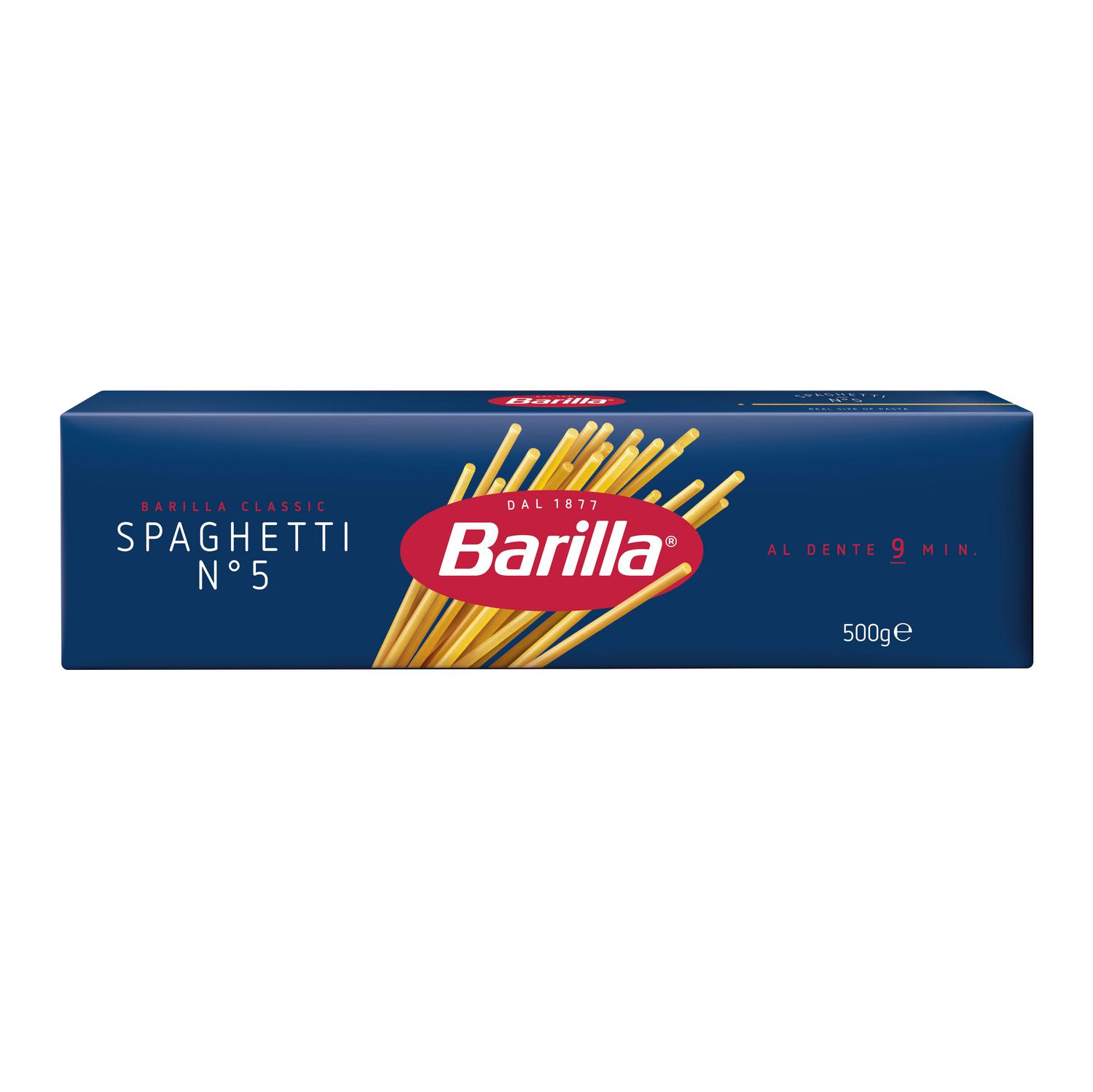 Pasta espaguetis nº 5 Barilla 500 g.