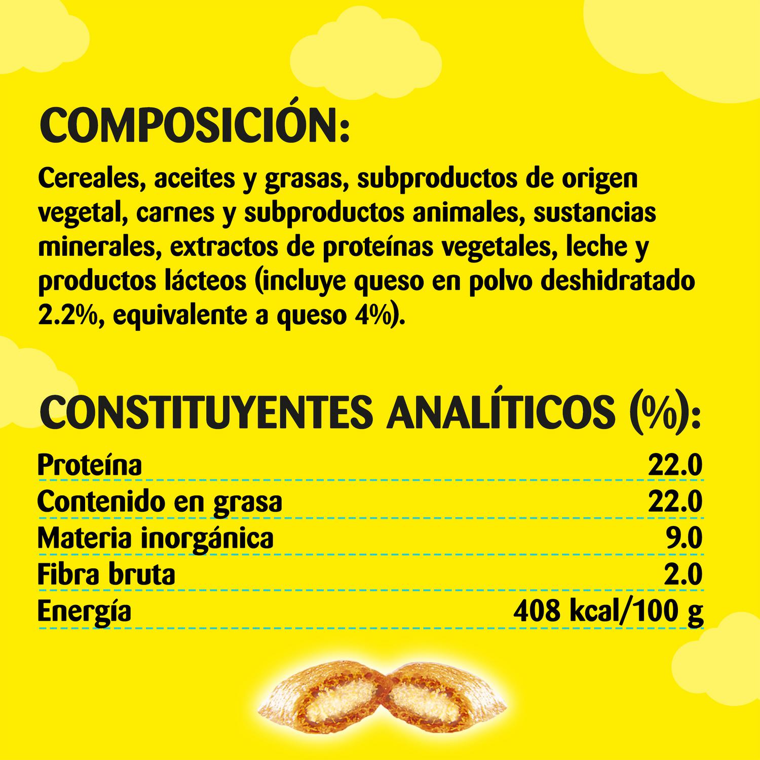 Pienso de queso para gato Catisfaction 180 g