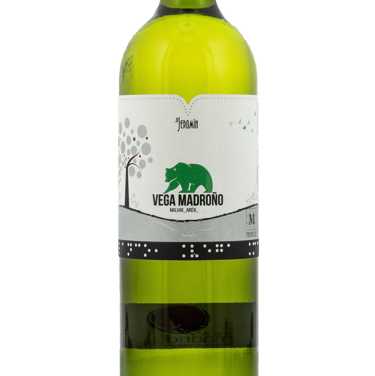 Vino blanco joven Vega Madroño D.O. Madrid 75 cl.