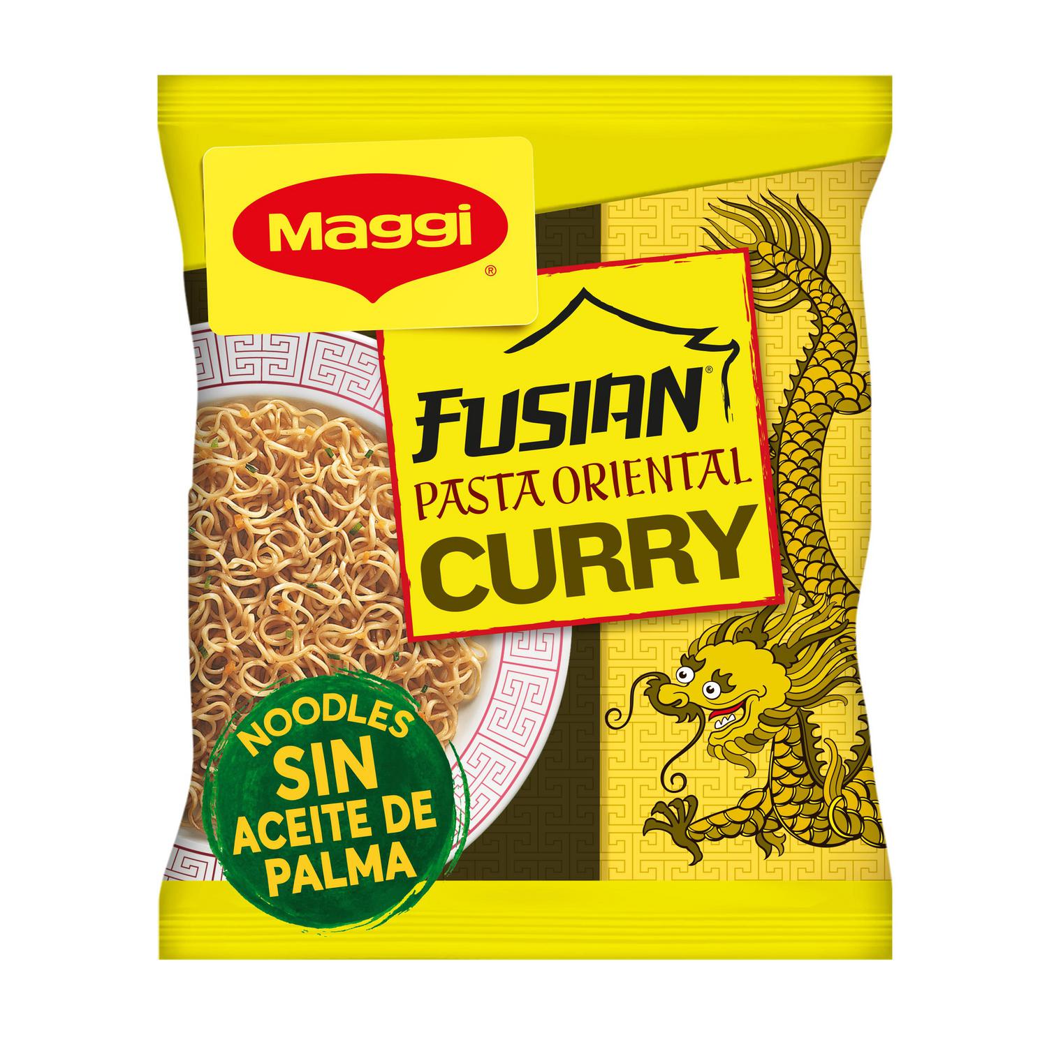 Pasta oriental noodles sabor curry Fussian Maggi 71 g.