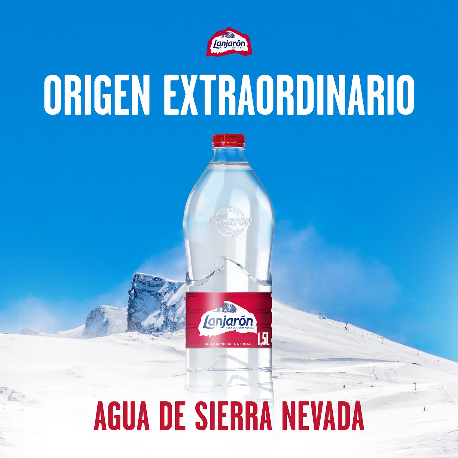 Agua mineral Lanjarón 1,5 l.