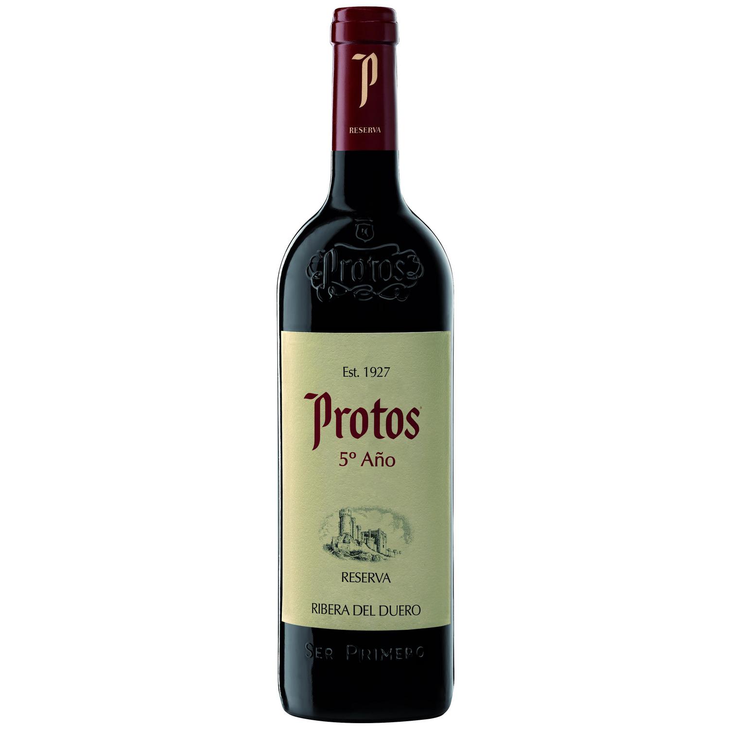 Vino tinto reserva Protos D.O. Ribera del Duero 75 cl.