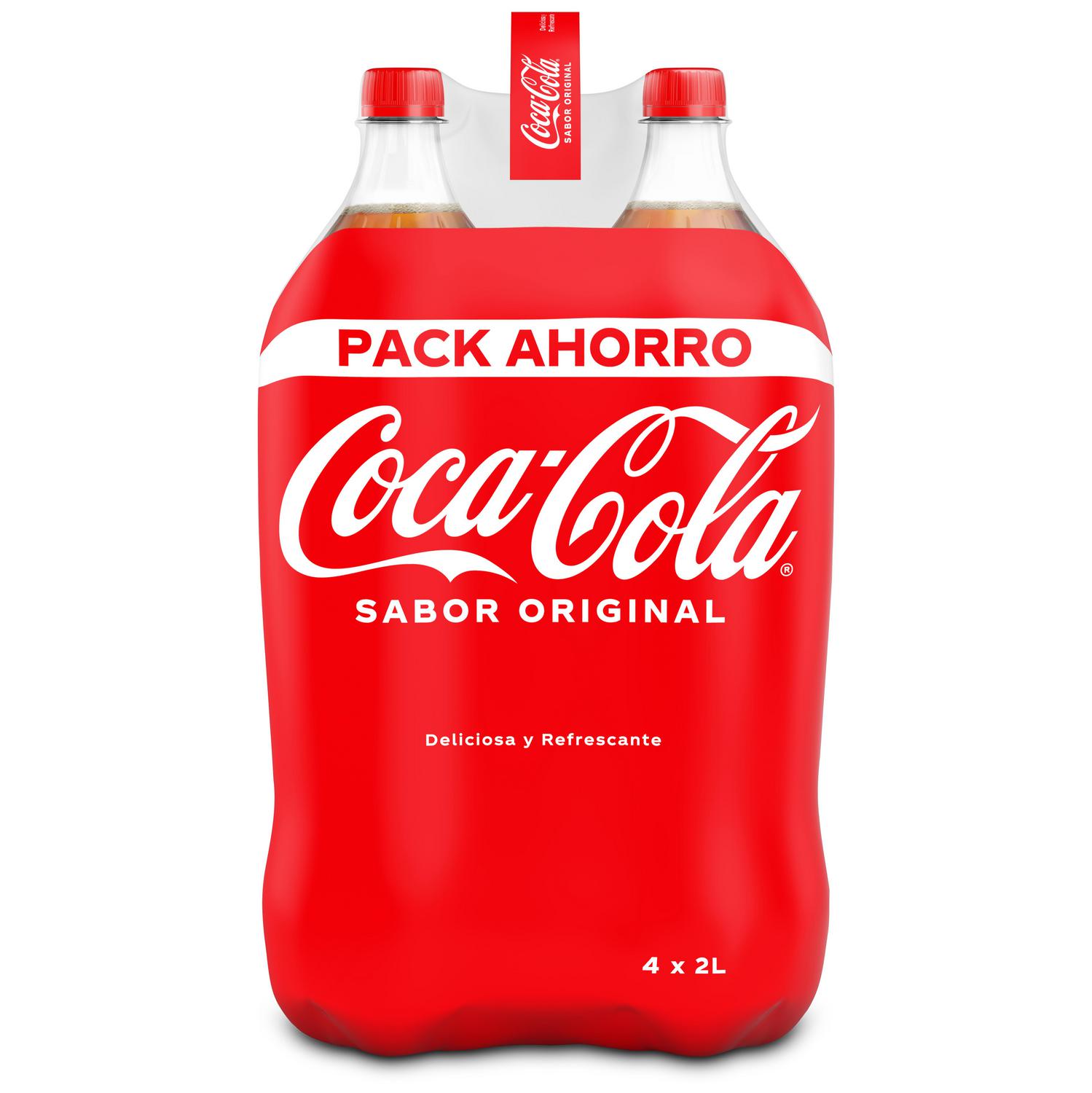 Coca Cola pack 4 botellas 2 l.