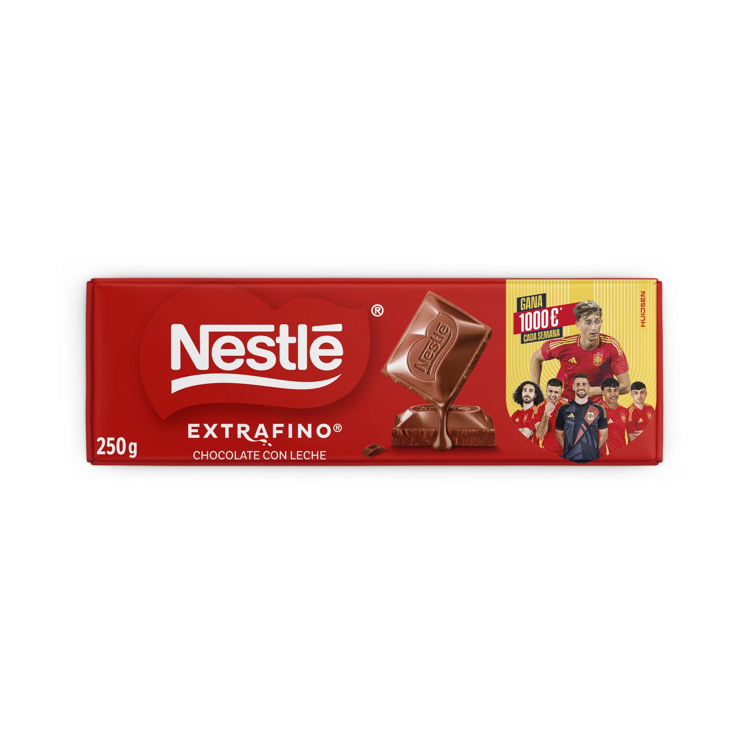 Chocolate con leche Nestlé Extrafino sin gluten 250 g.