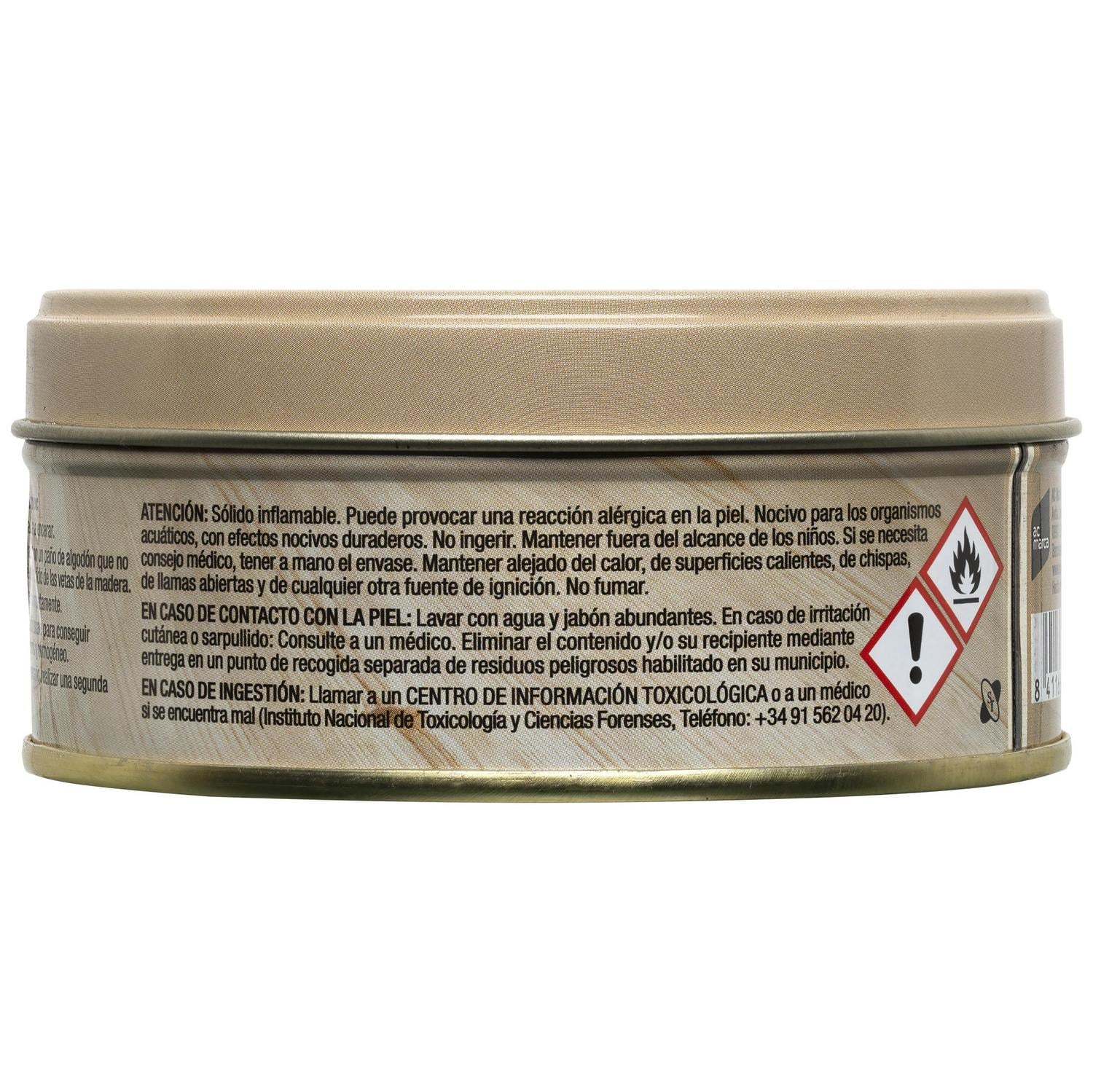 Cera para muebles de acabado incolora Alex 250 g.