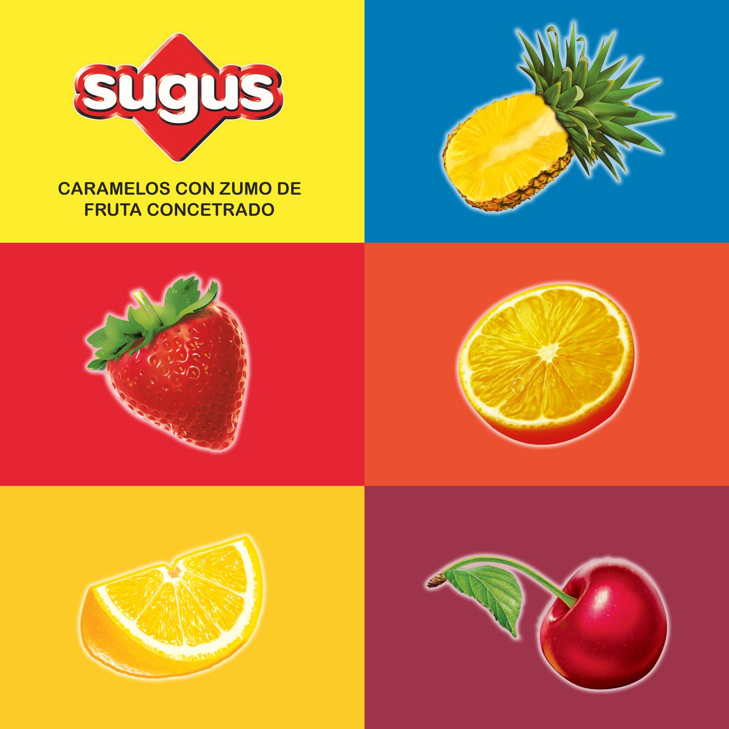 Caramelos masticables de frutas Sugus sin gluten 150 g.