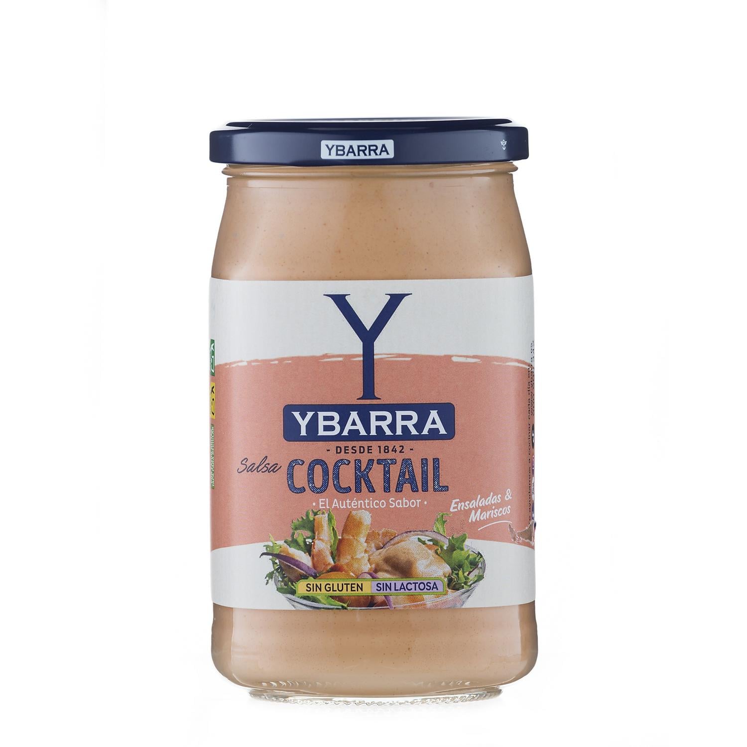 Salsa cocktail original Ybarra sin gluten y sin lactosa 450 ml.