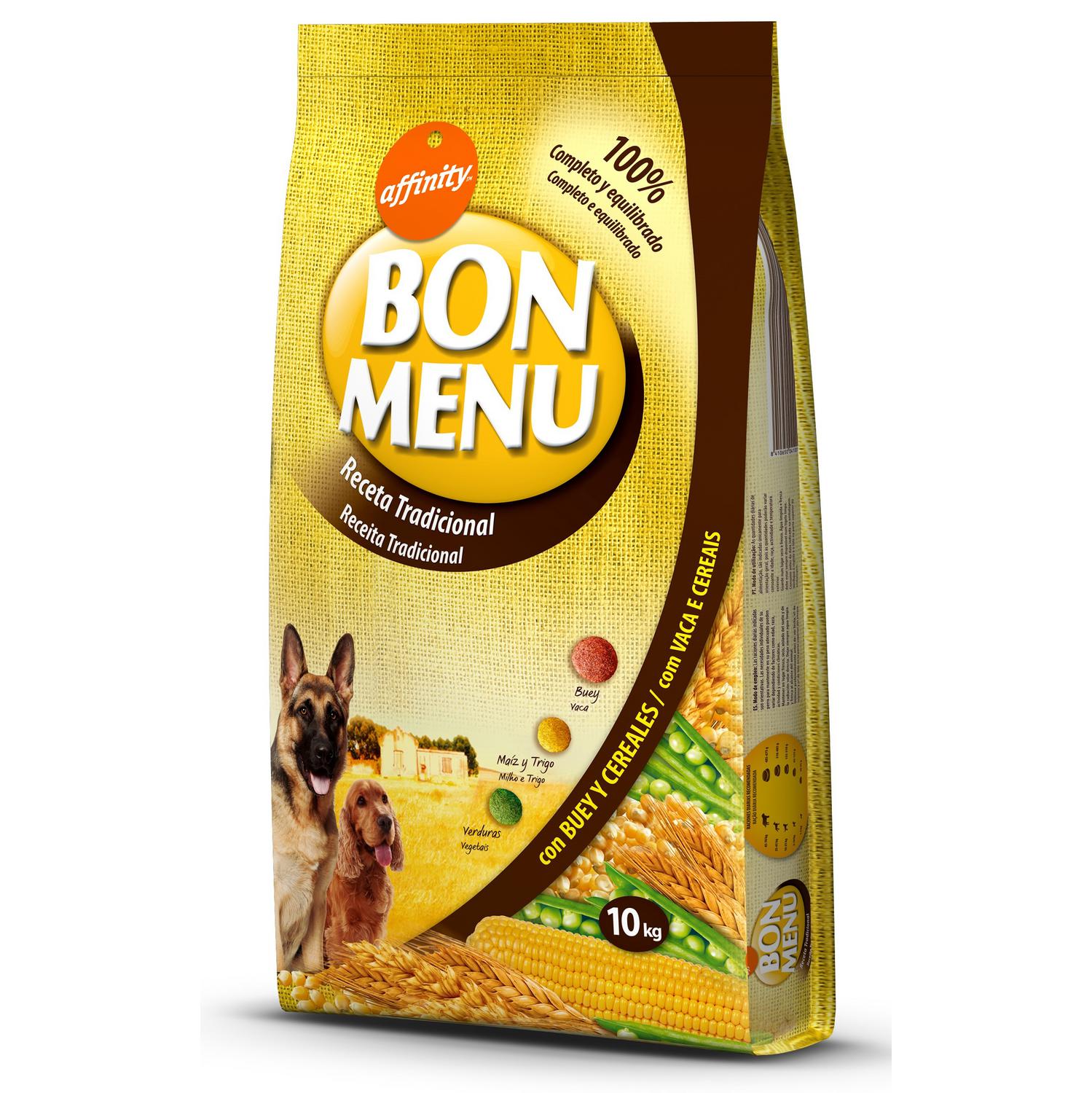 Pienso para perro adulto Bon Menú Receta Tradicional 10 Kg.