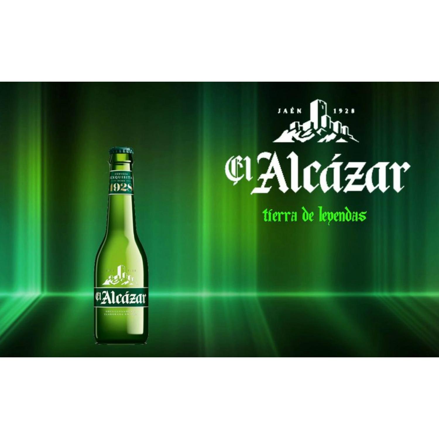 Cerveza El Alcázar botella 33 cl.