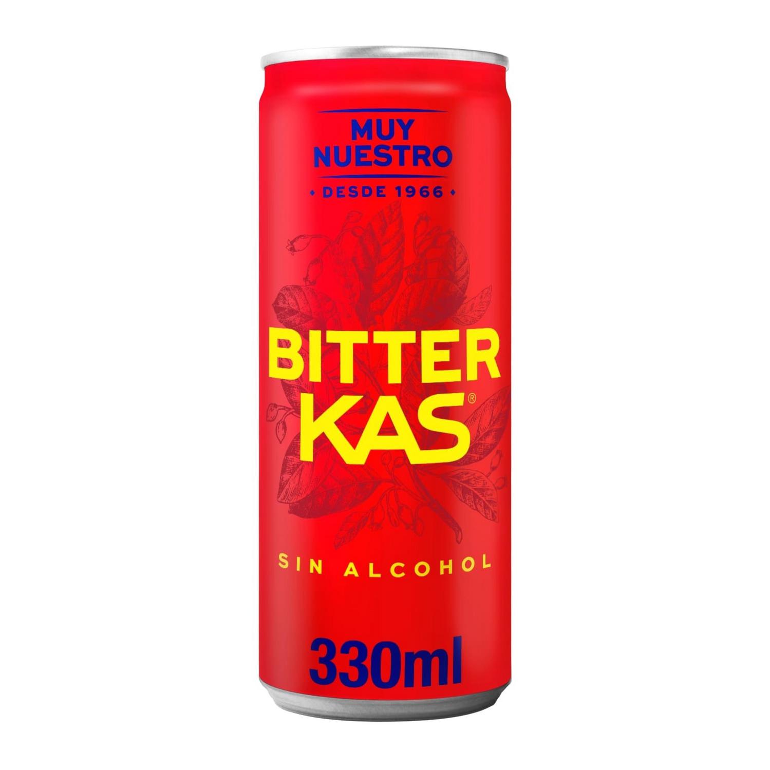 Bitter Kas sin alcohol lata 33 cl.