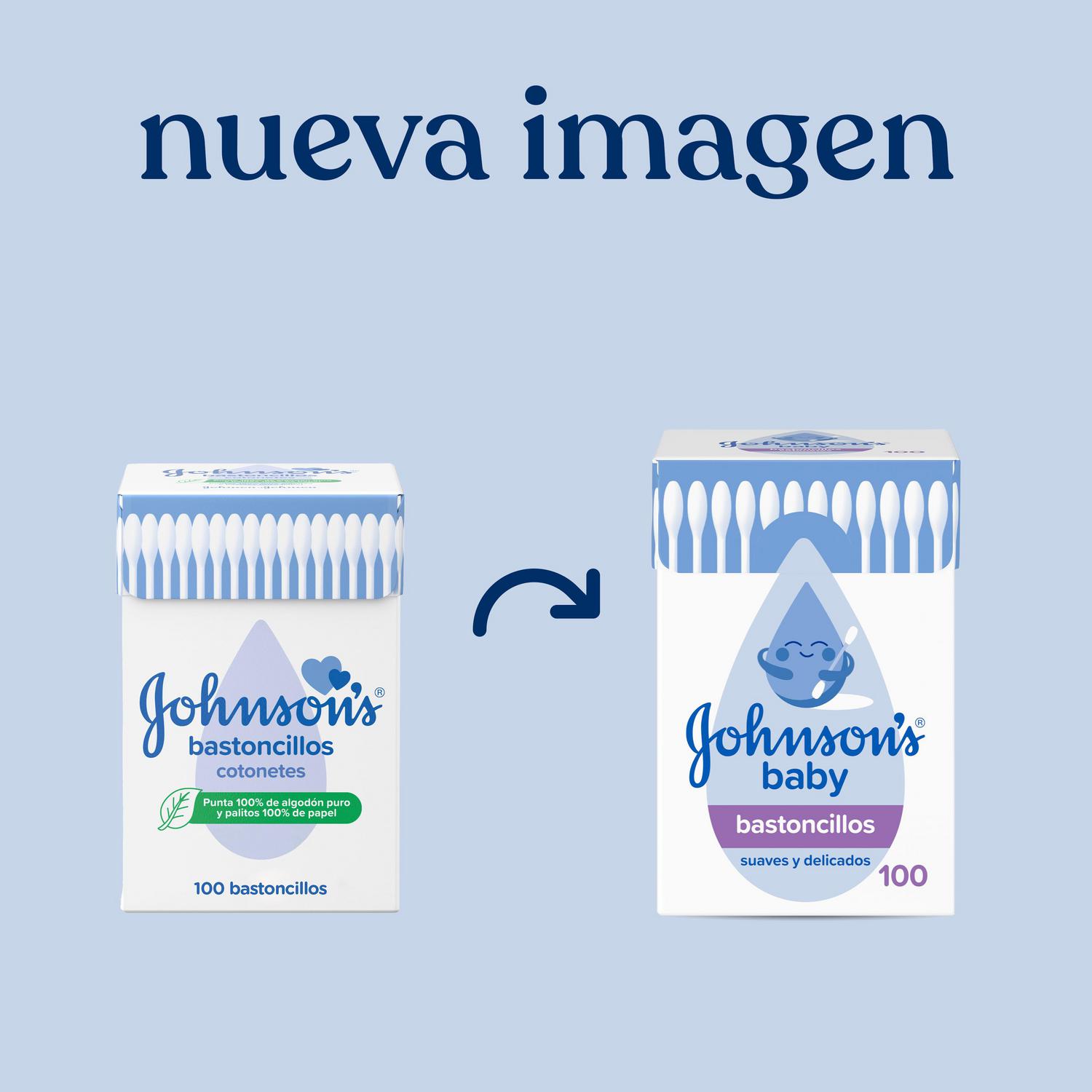 Bastoncillos Johnson's Baby 100 ud.