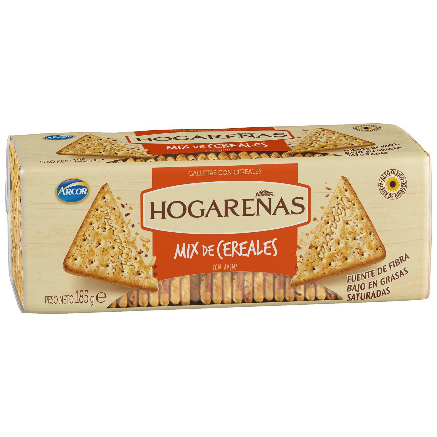 Galletas con cereales Arcor 185 g.