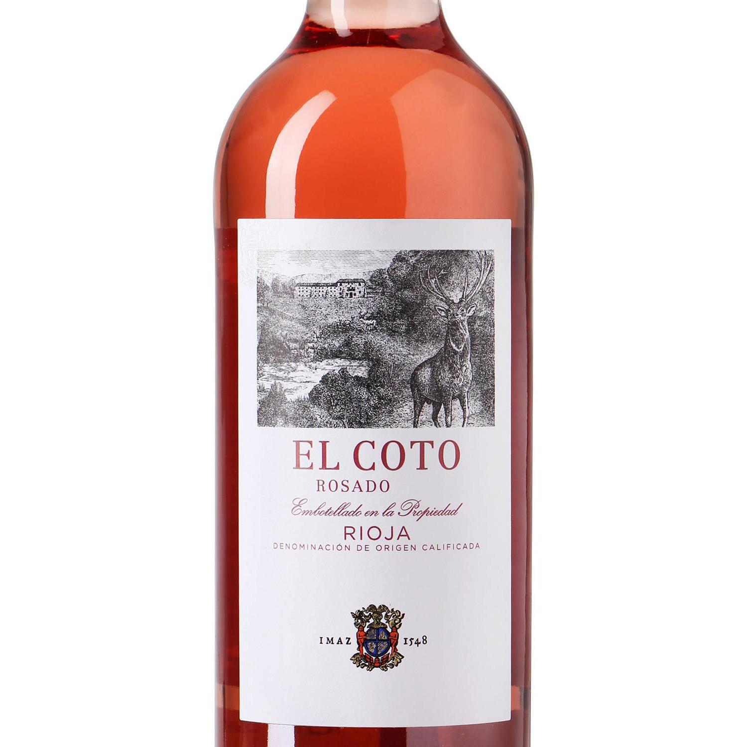 Vino rosado El Coto D.O.Ca Rioja 75 cl.