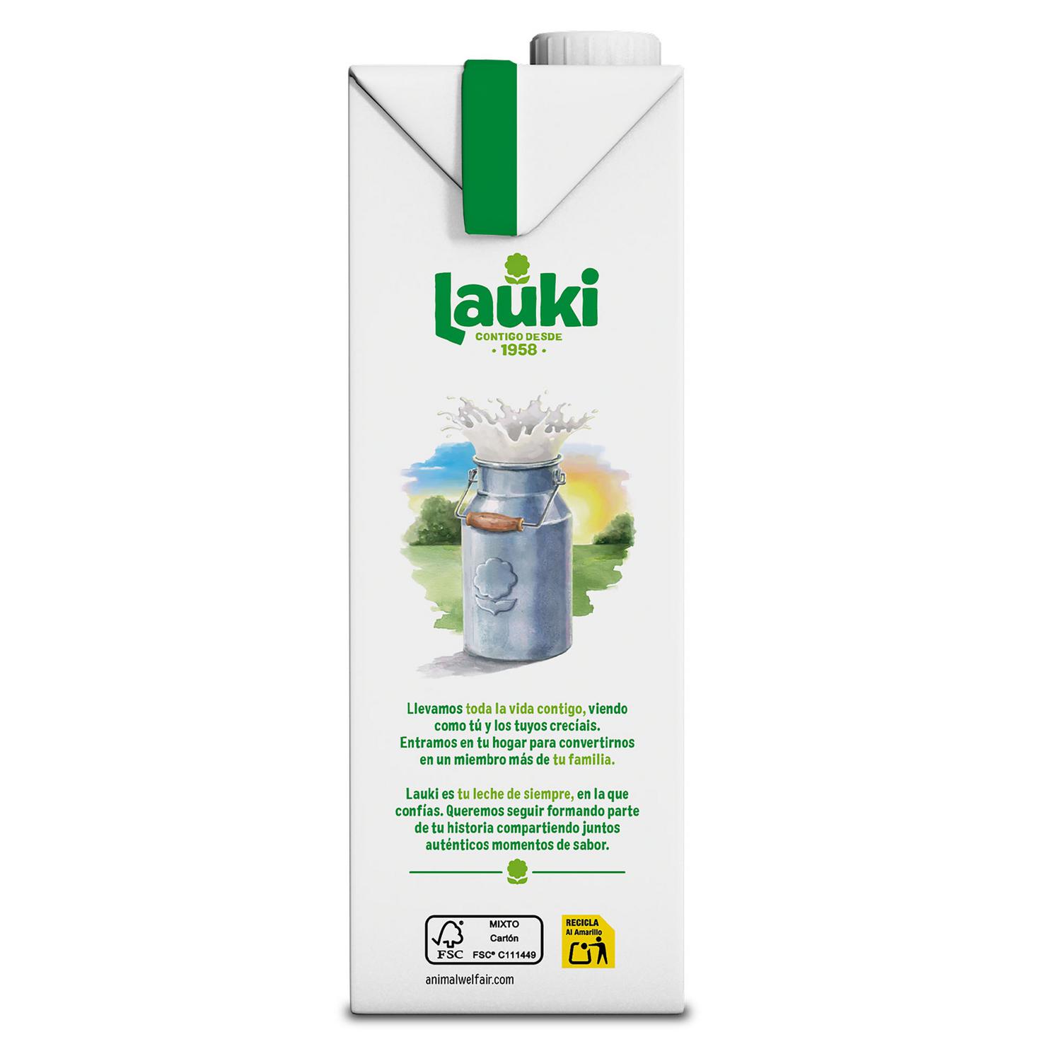 Leche entera Lauki brik 1 l.