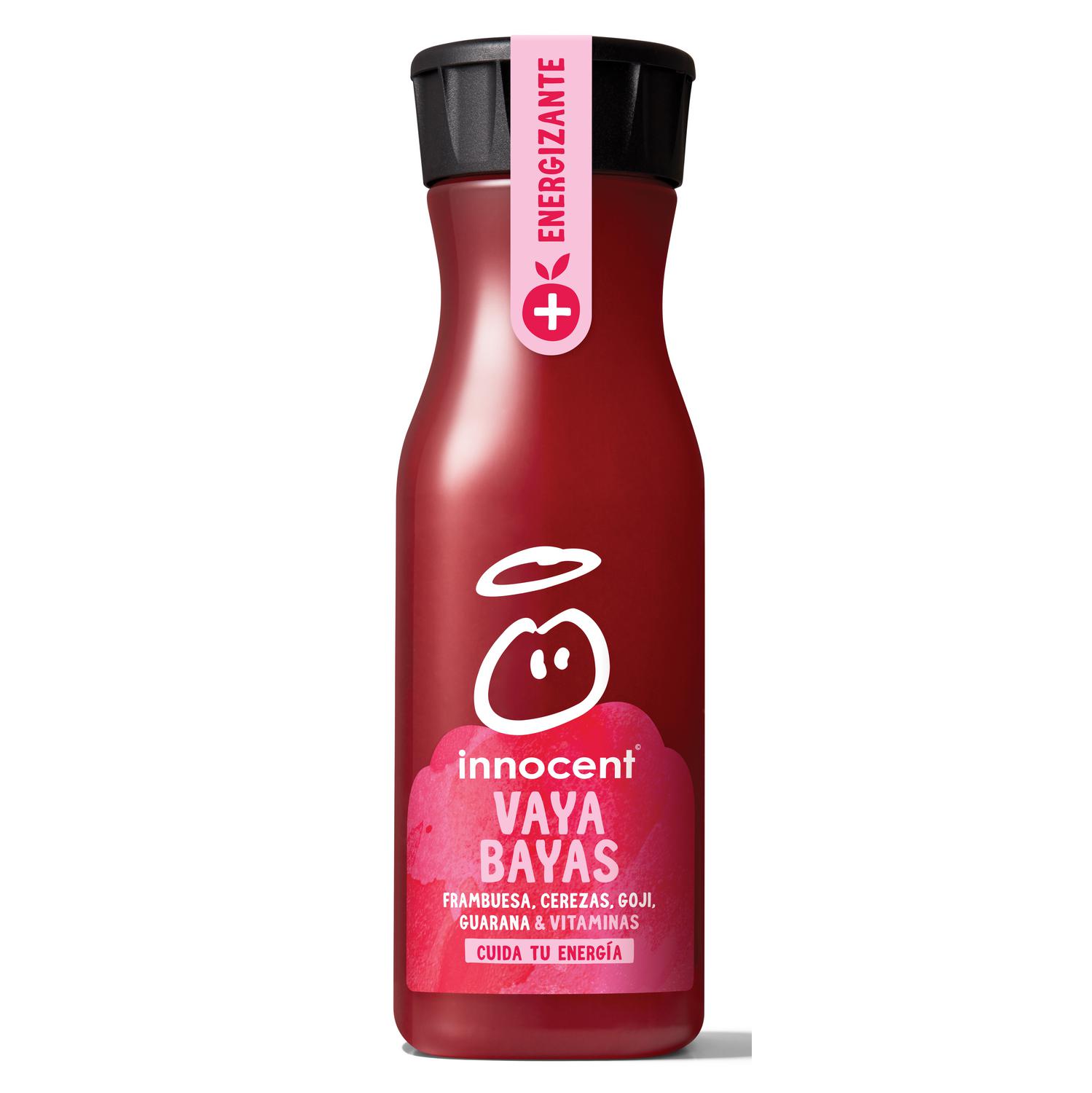 Zumo de frambuesa y cereza Innocent botella 33 cl.