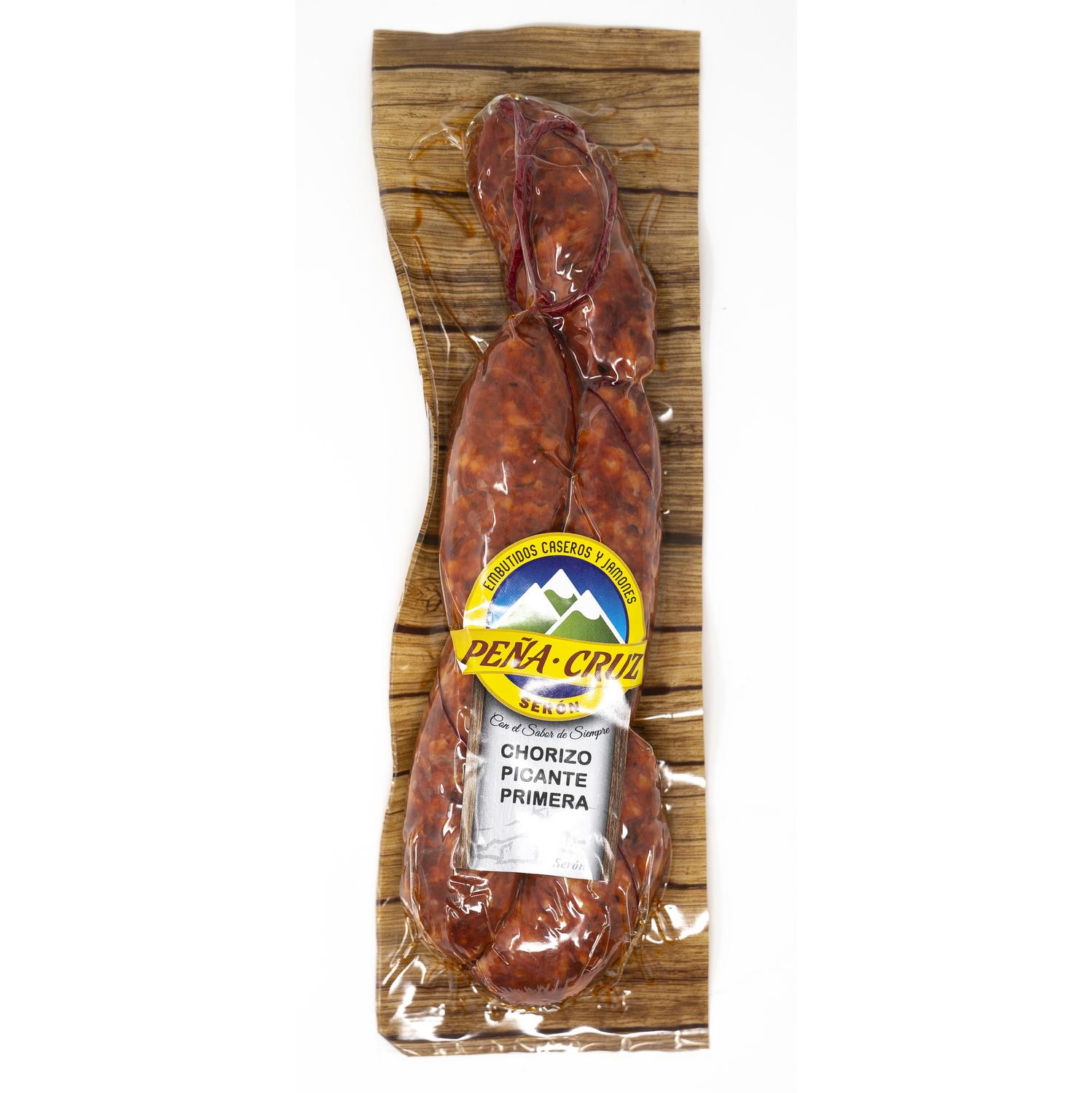 Chorizo picante primera Peña Cruz 400 g.