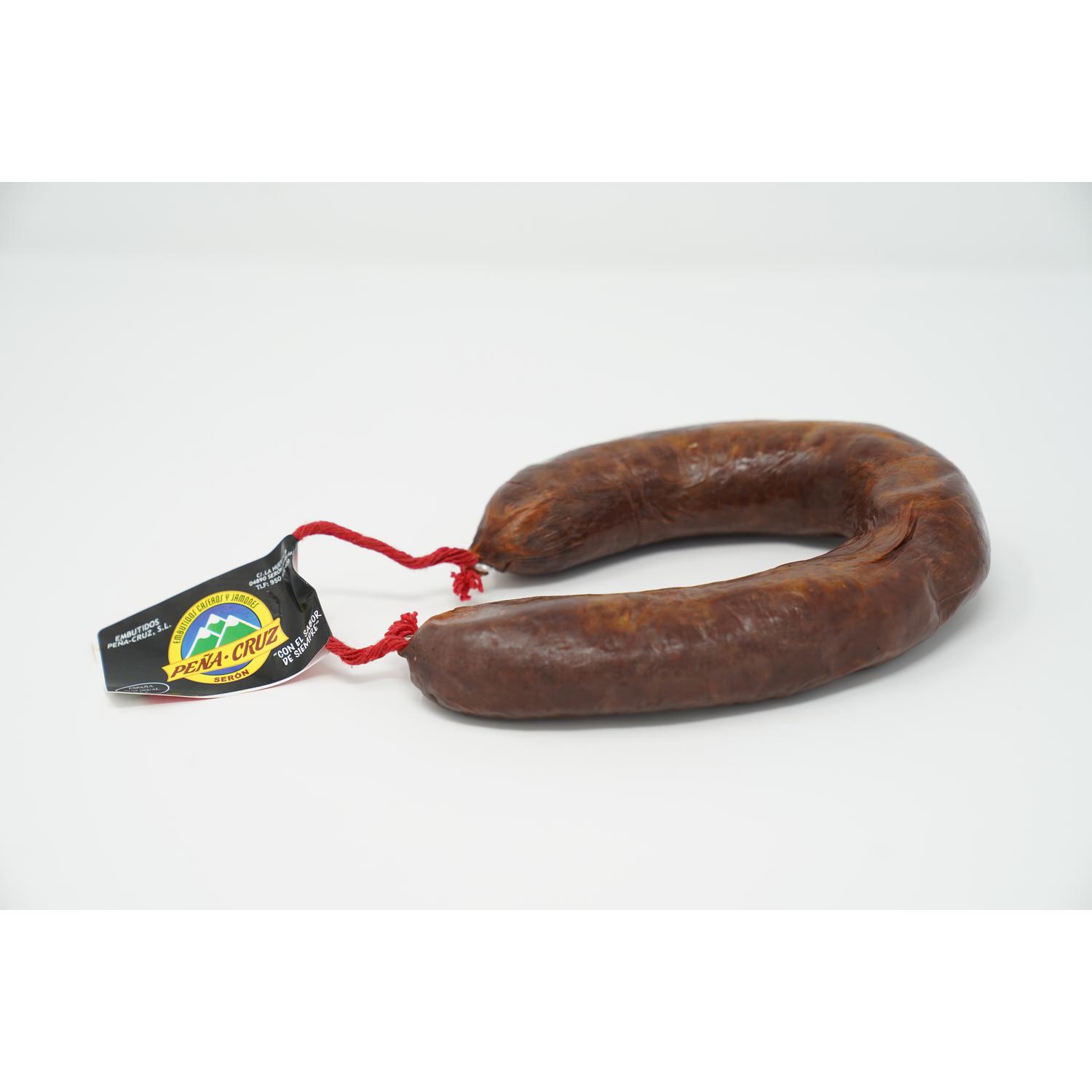 Morcilla picante de Serón herradura Peña Cruz 400 g.