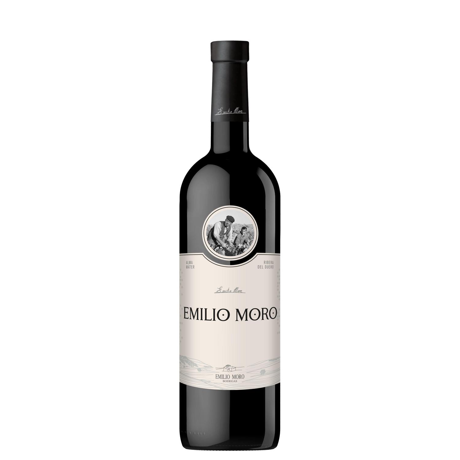 Vino tinto tempranillo Emilio Moro D.O. Ribera del Duero 75 cl.