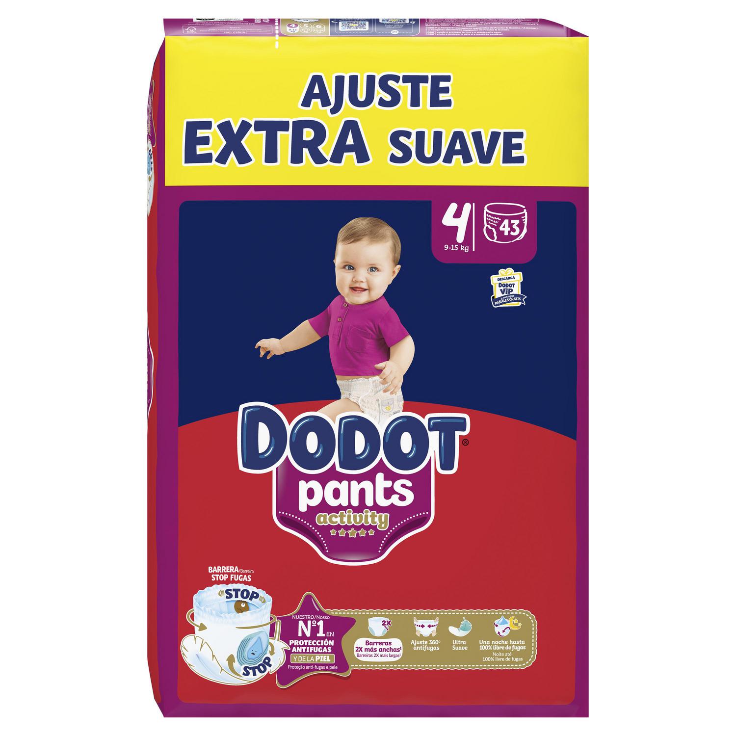 Pants Dodot Activity T4 (9-15 kg) 43 ud.