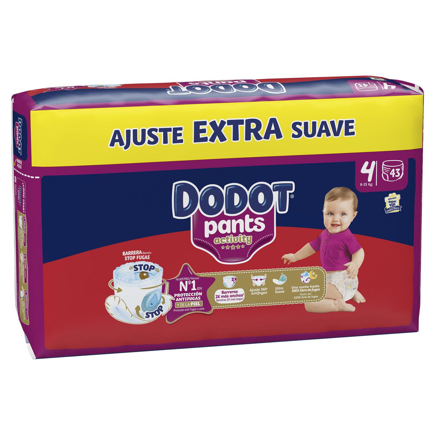 Pants Dodot Activity T4 (9-15 kg) 43 ud.