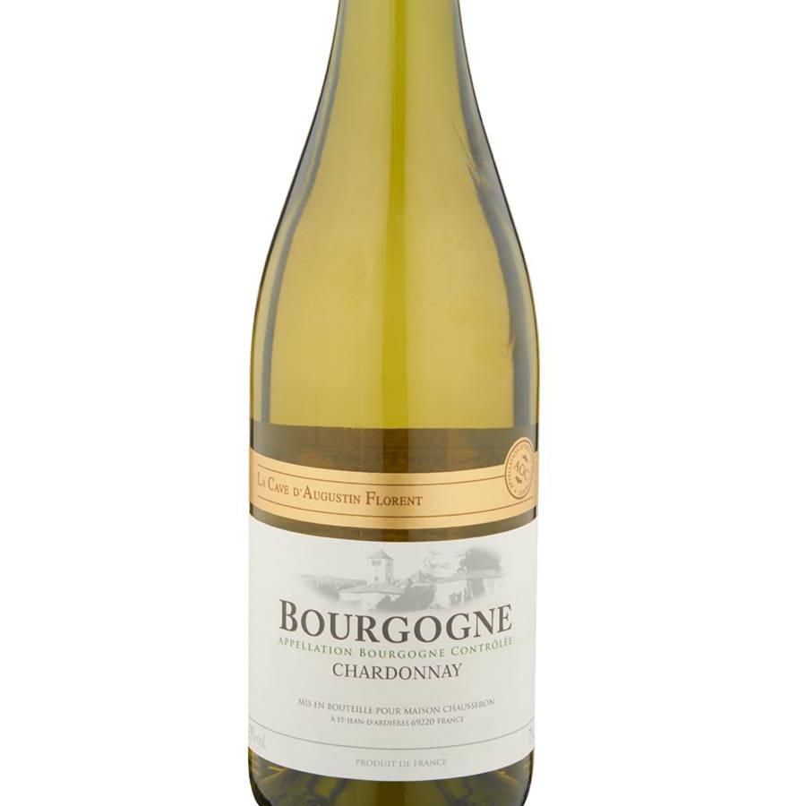 Vino blanco Bourgogne Chardonay La Cave D'agustin Flotent 75 cl.
