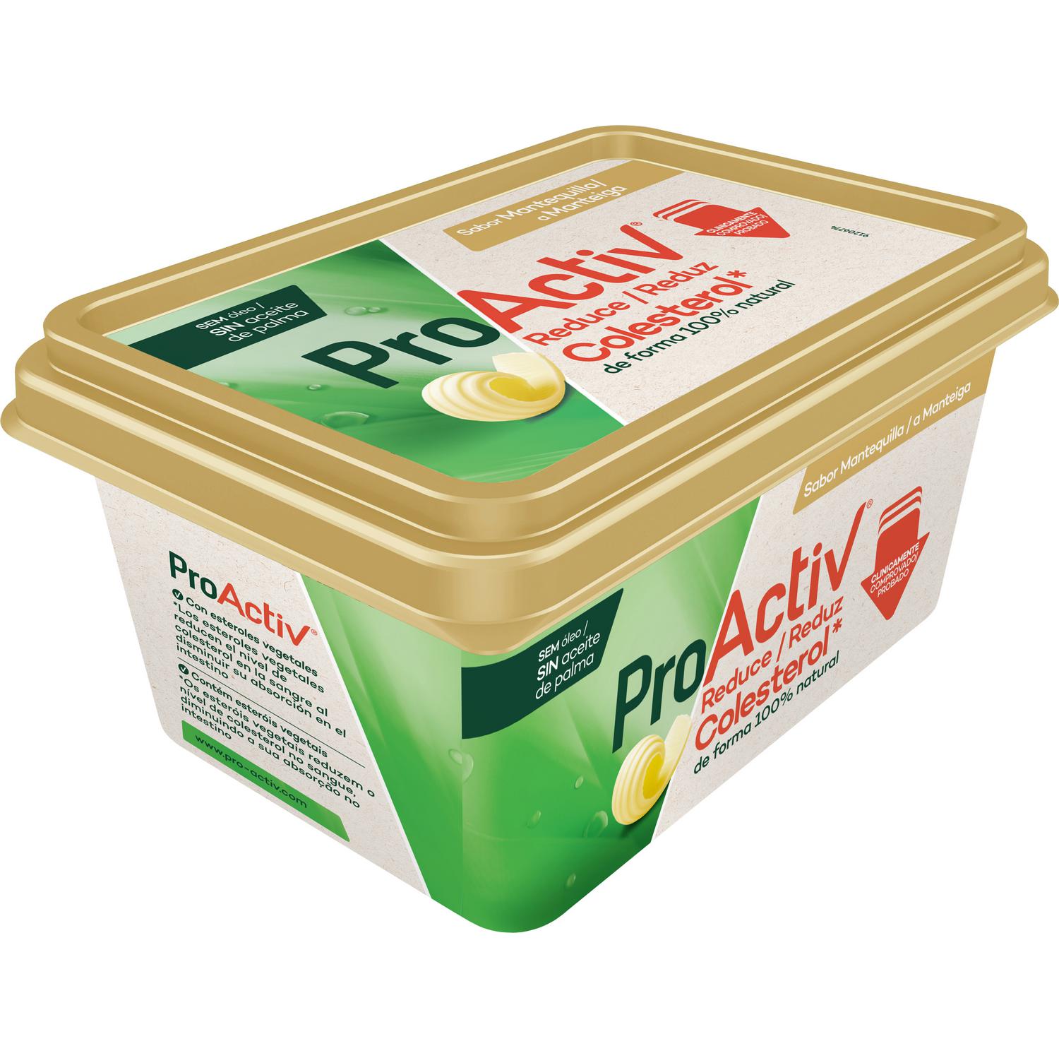 Margarina sabor mantequilla ProActiv sin gluten y sin lactosa sin aceite de palma 450 g